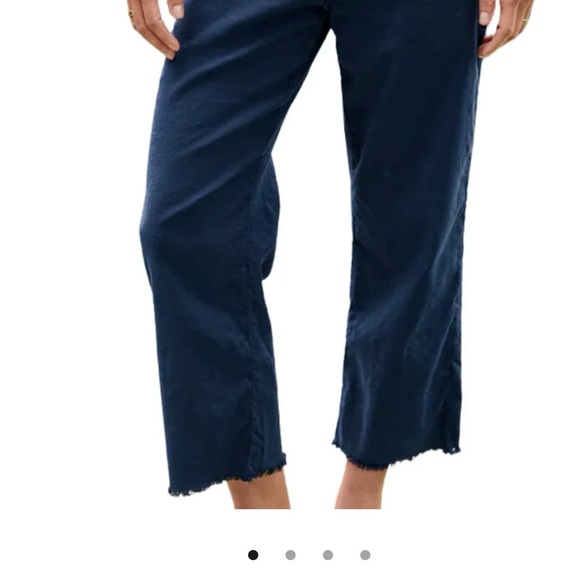 Frank & Eileen Kinsale Navy Pants. Size 10. Worn once. EUC